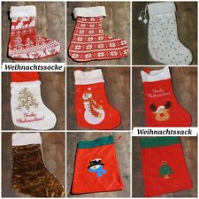 Nikolausstrumpf Weihnachtssocke Nikolaus Weihnachtsstrumpf  Nikolausstiefel 