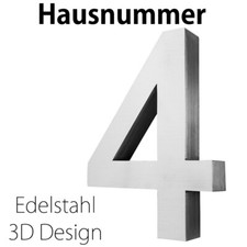 Edelstahl Hausnummer 20 cm