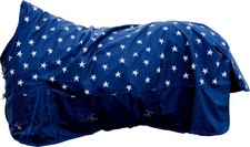 HKM Highneck Weidedecke Stars Gr. 125 135 145 155 165 Regendecke mit Fleece