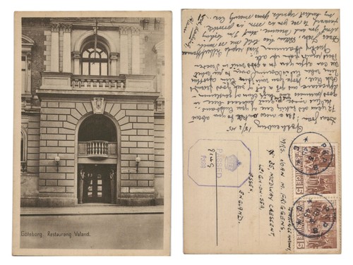 Alte postkarte restaurang - -,