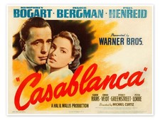 Poster Casablanca (Englisch) -