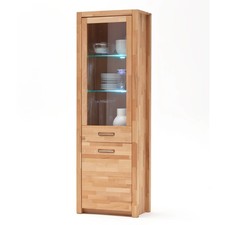 Vitrine Fenja Kernbuche massiv