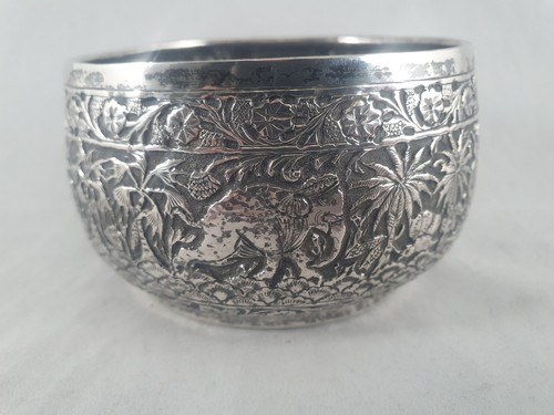 Indische silber schale 1900 - indische,