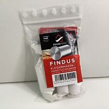 H015 -Kleiderhaken (4 Stk.) - Garderobenhaken Edelstahl, Handtuchhaken z. Bohren