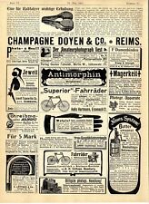 Sattelfabrik Otto Saupe Chemnitz Butter umsonst Strumpfhalter Spazierstock 1902