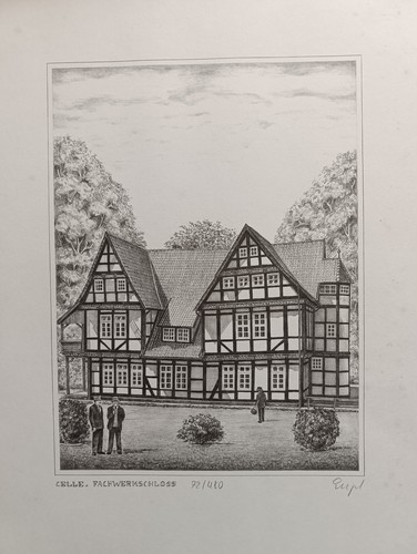 Celle fachwerkschloss - celle,
