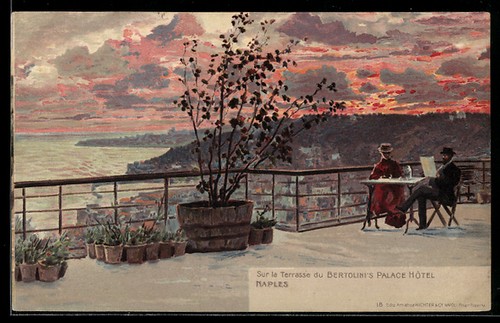 Künstler naples sur - künstler-ak, la