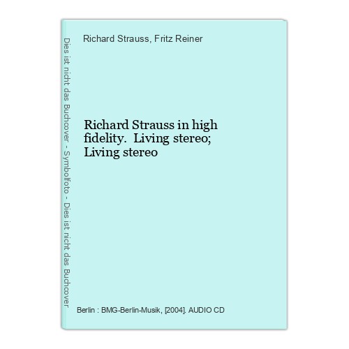 Richard strauss high - strauss,