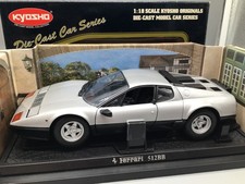 Modellautos 1:18 Kyosho Ferrari 512BB silver silber mit OVP