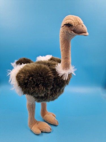 Semo strauß mit - wimpern, vogel