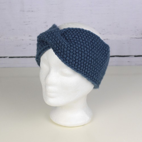 Gestricktes stirnband mit - gestricktes,