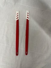 Tupper Griffbereit Stück 2x kleiner Top Schaber Topfschaber D78 rot 