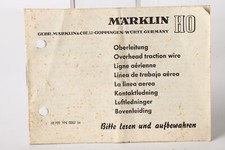 Märklin Primex H0  Anleitung für  Oberleitung  (317585) #5908#