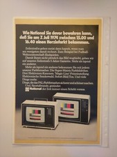 [1973] National Röhren-TV WM 1974  (Original Werbung / Reklame aus Zeitschrift)