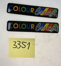 Original VW Colour Concept 2x Zierleiste Schriftzug Golf 3  1H6853714GZ39