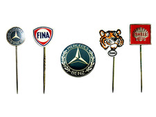 5 alte Anstecknadeln