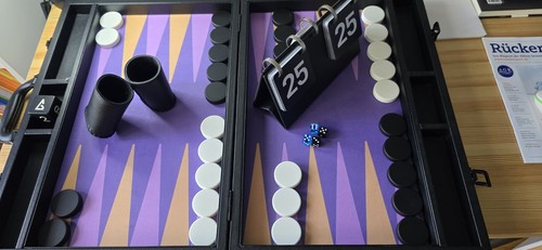 Backgammon koffer - backgammon,
