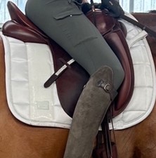 Dressursattel, Reitsattel, brauner Sattel inkl. Zubehör