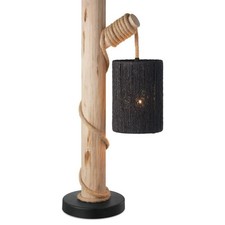 Home Sweet Home Tischlampe aus Holz im böhmischen Stil – Maritim | 55cm,