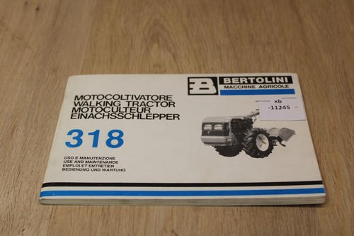 Bertolini einachsschlepper 318 - einachsschlepper,