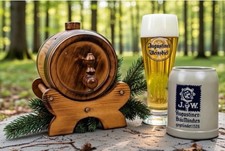 Set Tonkrug und Weissbierglas