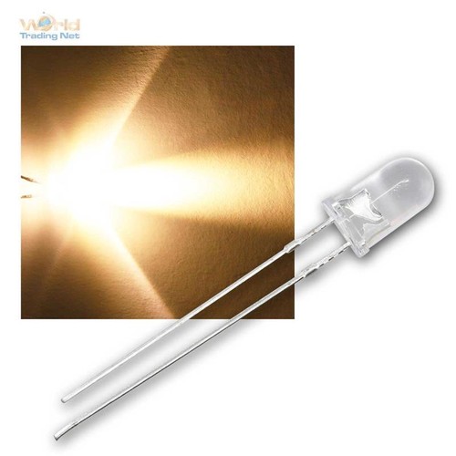 Led 5mm warmweiß typ - 20,