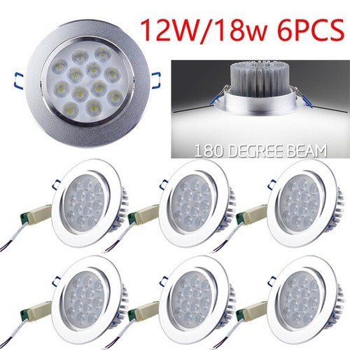 6pcs 12w eingebaute - 12w,