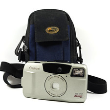 Canon Sure Shot 60 Zoom AF Kamera Kleinbild Film 38-60mm Objektiv Vintage Retro + Tasche