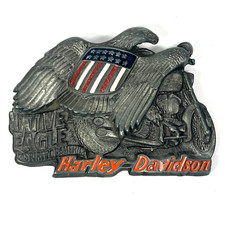 1993 Original Harley Davidson Belt Buckle Metal - Made in USA - Motor HD Company