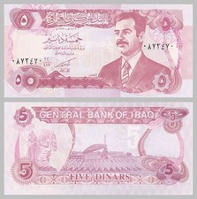 Irak / Iraq 5 Dinars 1992 p80c