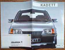 Opel KADETT E Prospekt 7/1986