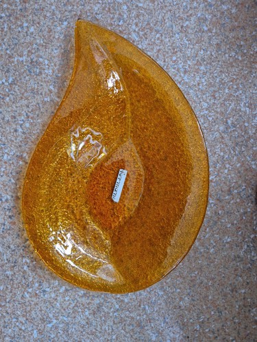 Bernsteinfarbene dekoschale - bernsteinfarbene,