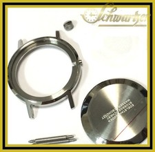 Gehäuse komplett  NEU für Kal. 75 Glashütte Spezimatik 33 / 38,5  Edelstahl