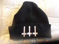 Gothic Satan Teufelskreuze Baumwollmütze neu & ungetragen.