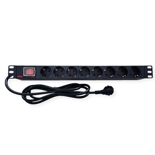 19"-Steckdosenleiste 8fach
