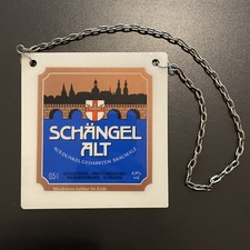 Schlängel Alt Zapfhahnschild
