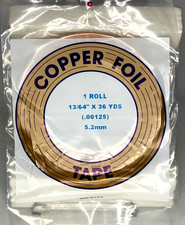 Tiffanytechnik    EDCO - Kupferfolie 13/64 kupfer, 5,2 mm  36 YDS  ca. 33 Meter