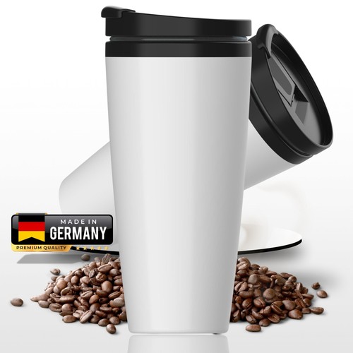 Isolierbecher mit klappdeckel - mit,