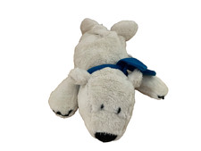 Eisbär Plüsch liegend