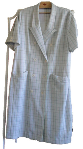 Vintage damen kleid - vintage, kurzarm