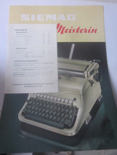 30208 Prospekt Schreibmaschine