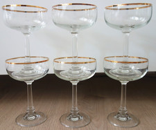 Art Deco Stil 6 Likörgläser