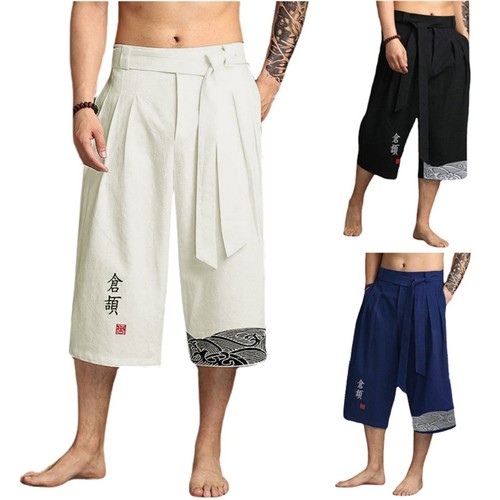 Herren capri hakama - capri, hose