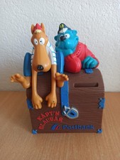 Käptn Blaubär & Hein Blöd Spardose Postbank 1994 Sparbüchse Groschen Euro 