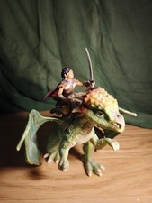 Schleich 70447 Drachenreiter Kishay mit Drache Nugur Elfenwelt Bayala Rarität