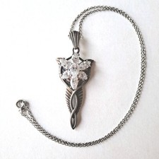 Arwens Abendstern, Herr der Ringe, 1 : 1 Replikat (Sterling Silber, Zirkonia)