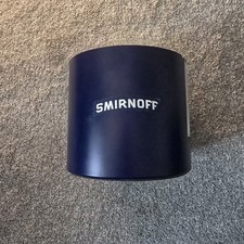 Vintage Smirnoff Blue Vodka Eiskübel Hausbar - Originalkarton