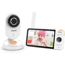 VTech - BM818 - Wide View HD Video Baby Monitor - 5 Inch Ultra Flat HD Display -