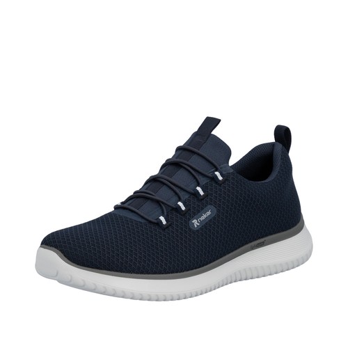 Rieker slipper blau textil - slipper,