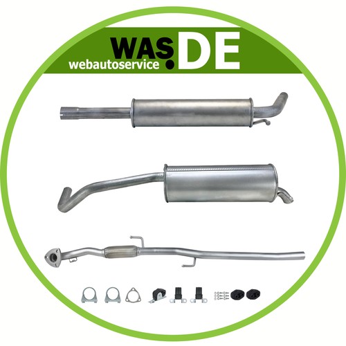Komplette auspuffanlage - auspuffanlage, vw